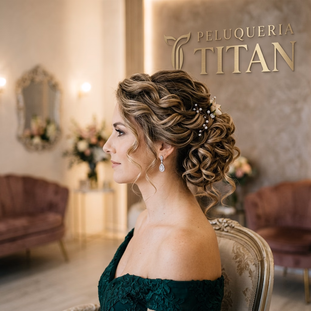 Peinado para evento